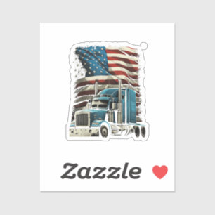 Sticker Drapeau américain de camionnette pour voiture patr