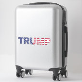 Sticker Drapeau américain des élections de Trump en 2024 (Sur valise)