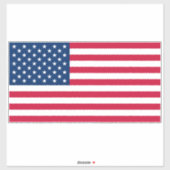 Sticker Drapeau américain - États-Unis d'Amérique - Patrio (Feuille)