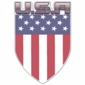 Sticker Drapeau américain patriotique (Devant)
