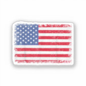 Sticker Drapeau Américain Patriotique Pour Hommes Femmes E (Recto)