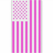 Sticker Drapeau américain rose (Devant)