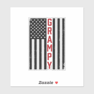 Sticker Drapeau américain vintage vector design patriotiqu