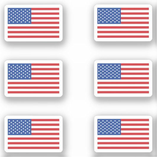 Sticker Drapeau American Flag Stiker (Recto)