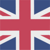 Sticker Drapeau anglais patriotique (Devant)