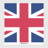 Sticker Drapeau anglais patriotique (Feuille)