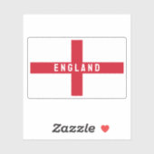Sticker Drapeau anglais stylisé (Feuille)