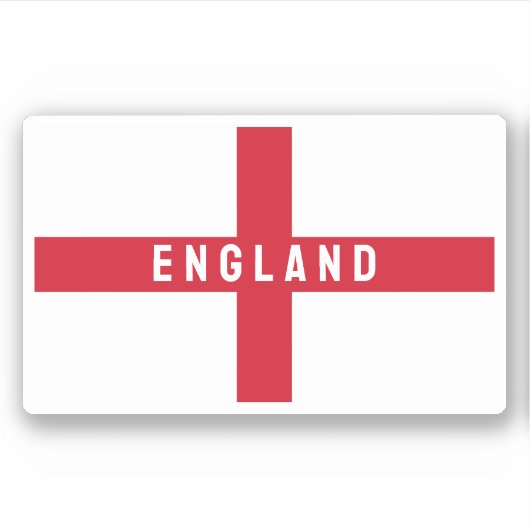 Sticker Drapeau anglais stylisé (Devant)