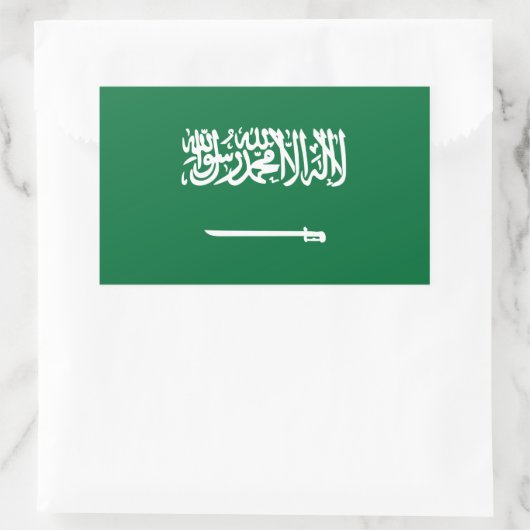 Sticker Drapeau Arabie Saoudite (Sac)
