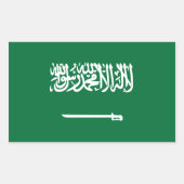 Sticker Drapeau Arabie Saoudite (Devant)