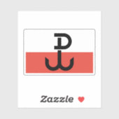 Sticker Drapeau Armia Krajowa (Feuille)