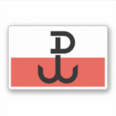 Sticker Drapeau Armia Krajowa (Devant)