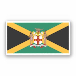 Sticker Drapeau/armoiries de Jamaïque