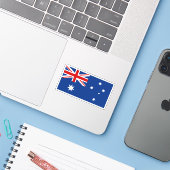 Sticker Drapeau australien (Ordinateur portable avec iPhone)