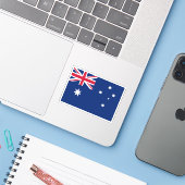 Sticker Drapeau australien (Ordinateur portable avec iPhone)