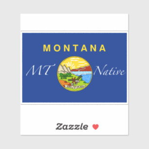Sticker Drapeau autochtone du Montana