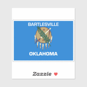Sticker Drapeau Bartlesville Oklahoma