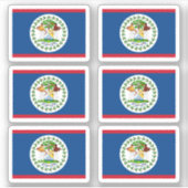 Sticker Drapeau bélizien (Devant)