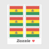 Sticker Drapeau bolivien (Feuille)