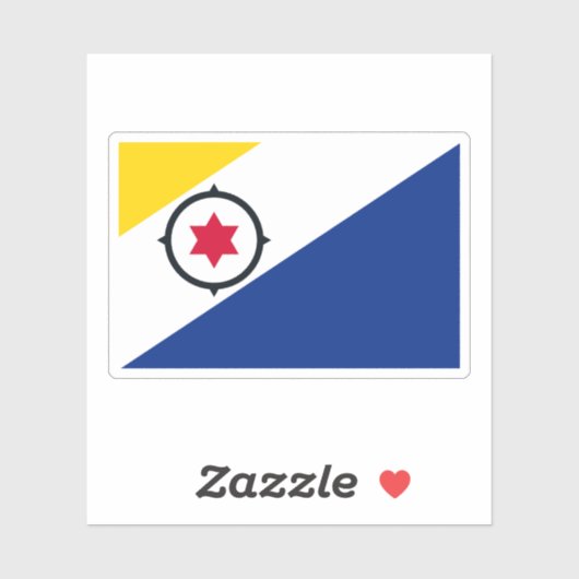 Sticker Drapeau Bonaire (Feuille)