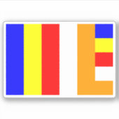 Sticker Drapeau bouddhiste (Devant)