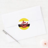 Sticker Drapeau Brunei (Enveloppe)