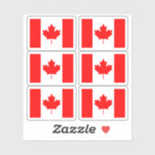 Sticker Drapeau canadien (Feuille)
