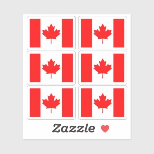 Sticker Drapeau canadien (Feuille)