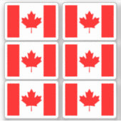 Sticker Drapeau canadien (Devant)