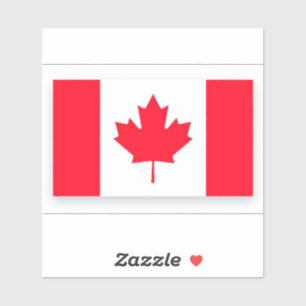 Sticker Drapeau canadien. CANADA.
