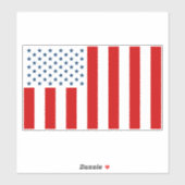 Sticker Drapeau civil des États-Unis en temps de paix (Feuille)