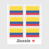 Sticker Drapeau colombien (Feuille)