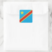 Sticker Drapeau Congo-Kinshasa (Sac)