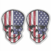 Sticker Drapeau cool (Devant)