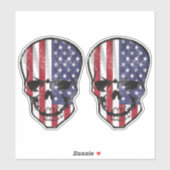 Sticker Drapeau cool (Feuille)