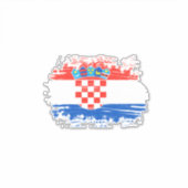 Sticker Drapeau croate (Devant)