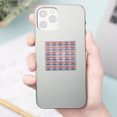 Sticker Drapeau Croatie Miniature 30pcs (Téléphone)