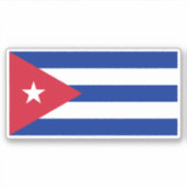 Sticker Drapeau Cuba (Devant)