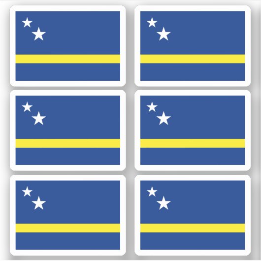 Sticker Drapeau curacien (Devant)