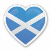 Sticker Drapeau d'amour écossais (Devant)