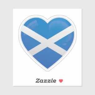 Sticker Drapeau d'amour écossais