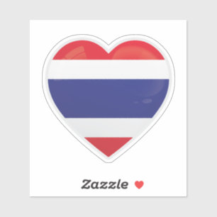 Sticker Drapeau d'amour en Thaïlande