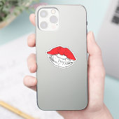 Sticker Drapeau d'amour indonésien (Téléphone)