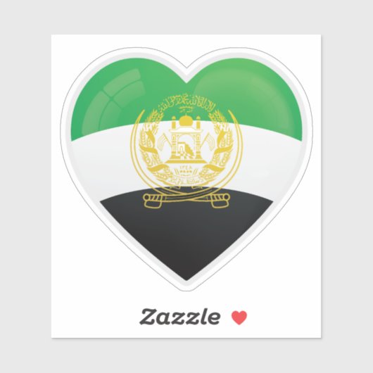 Sticker Drapeau d'amour Panjshir (Feuille)