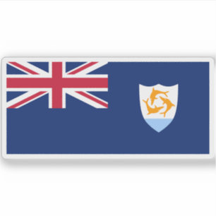 Sticker Drapeau d'Anguilla