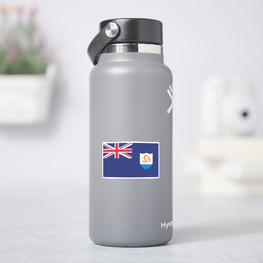 Sticker Drapeau d'Anguilla (HydroFlask)