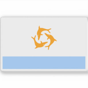 Sticker Drapeau d'Anguilla (1967-1969)