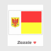 Sticker Drapeau d'Apeldoorn, la Pays-Bas (Feuille)