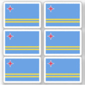 Sticker Drapeau d'Aruba (Devant)