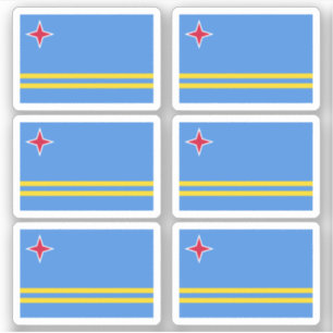 Sticker Drapeau d'Aruba